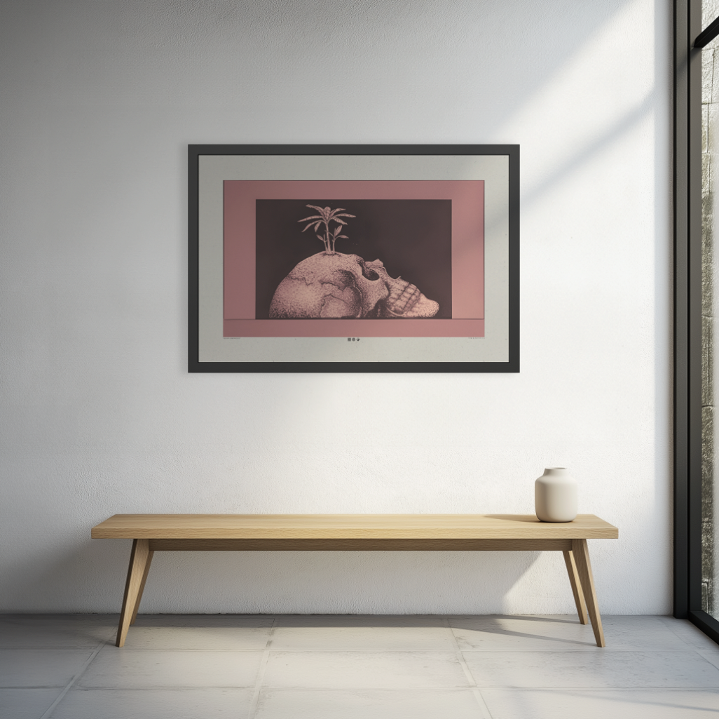 Keep Growing - Blush - Framed Print
