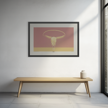 What Goes Around - Blush - Framed Print