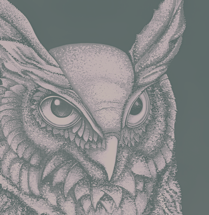 Hoo Are You - Haze - Framed Print