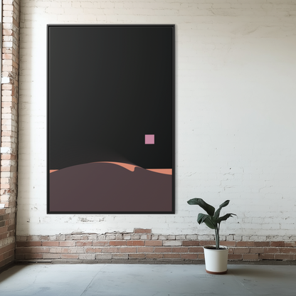 Night Wave - Dusk - XL Framed Canvas