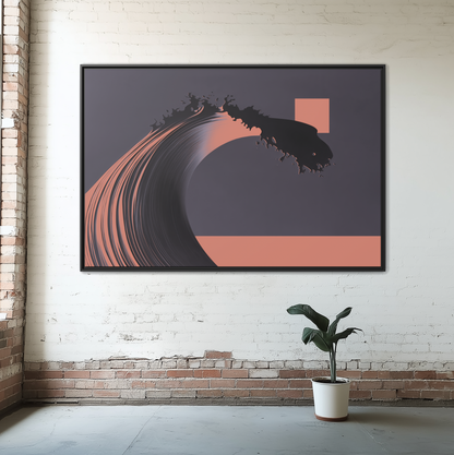 Ohara - Purple Haze - XL Framed Canvas