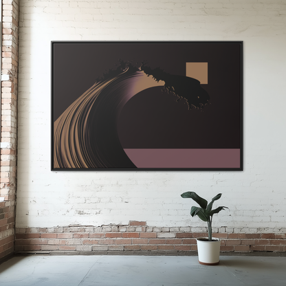 Ohara - Night - XL Framed Canvas