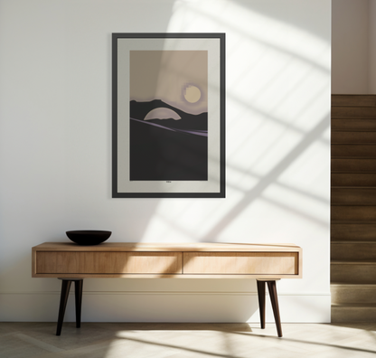 Arch - Purple Haze - Framed Print