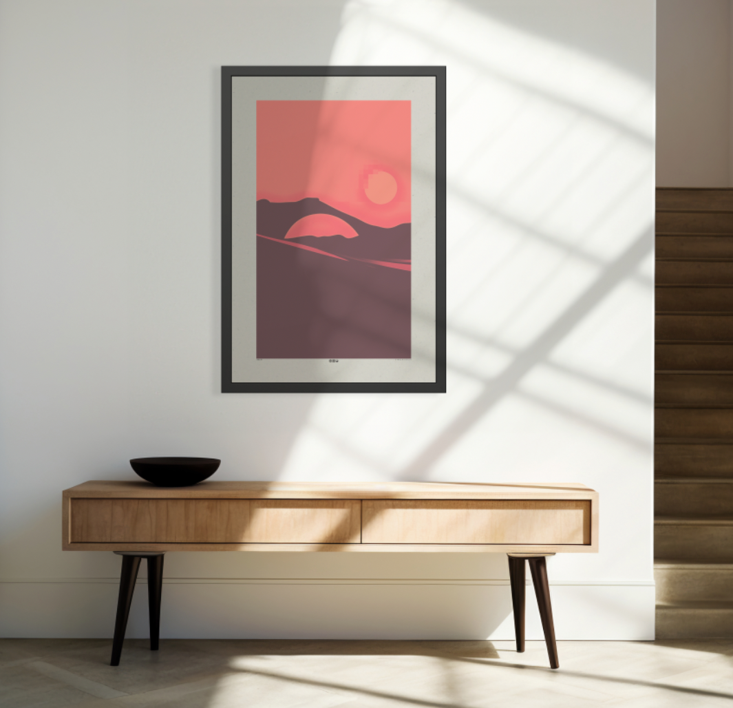 Arch - Fire - Framed Print